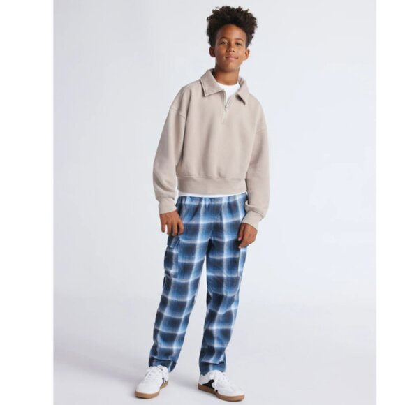 Weekend Academy Boys Fleece Quarter Zip Sweatshirt, Size M (8) - Picture 1 of 3